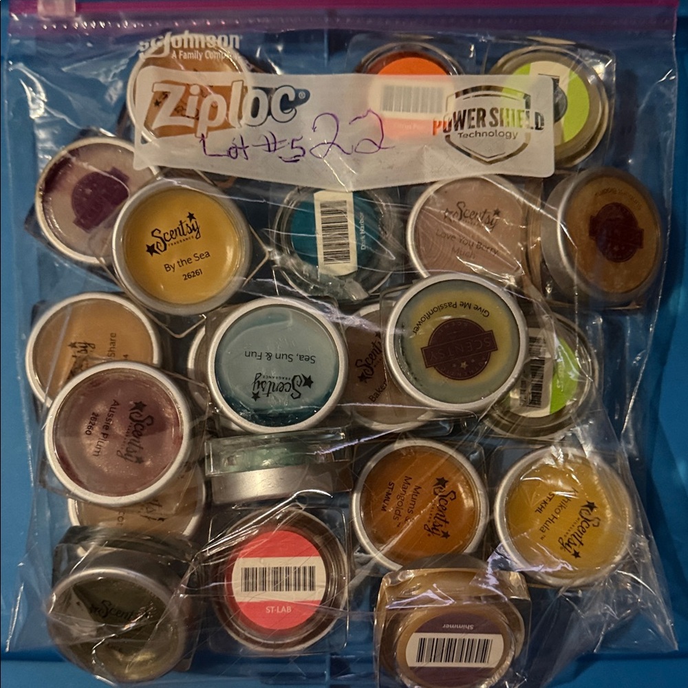 Grab bag of 22 discontinued Scentsy testers. Home Party size. Lot #5